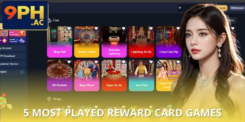 5 Most Played Reward Card Games